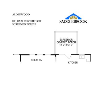 Alderwood- Floor Plan Option 6